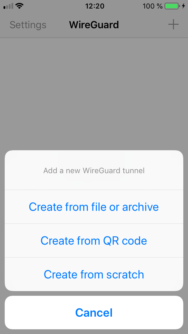 Einrichtung von Wireguard unter Android